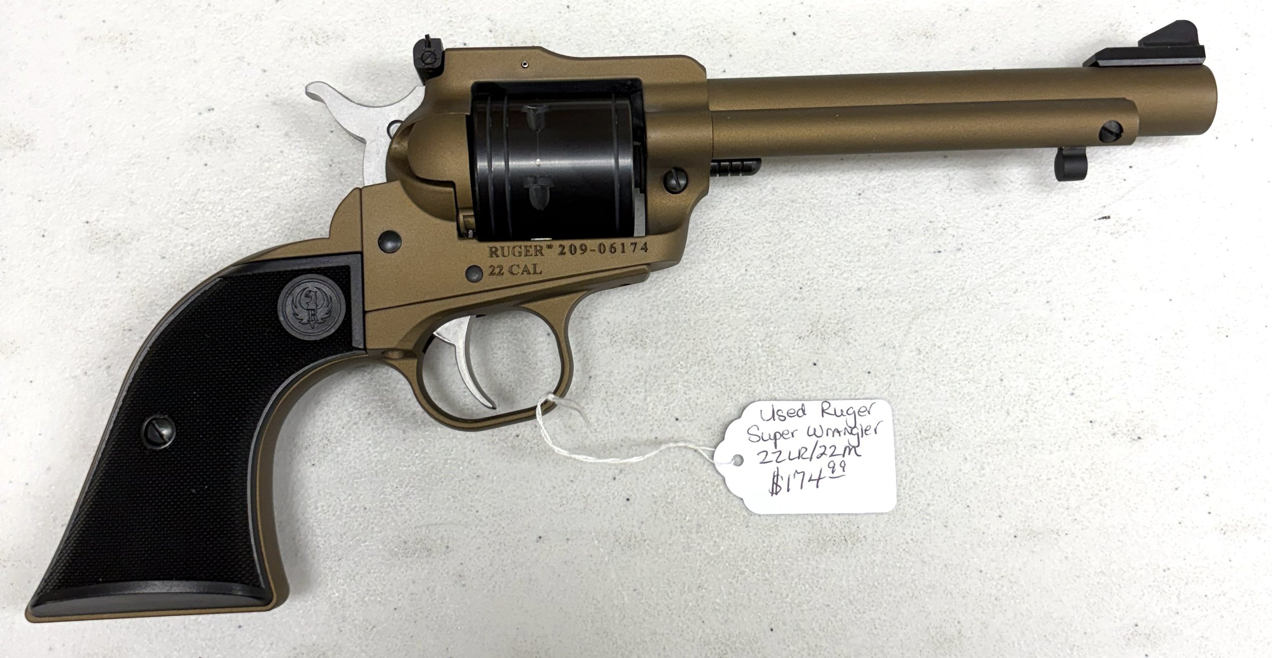 Used Ruger Super Wrangler 22LR/22M $174.99