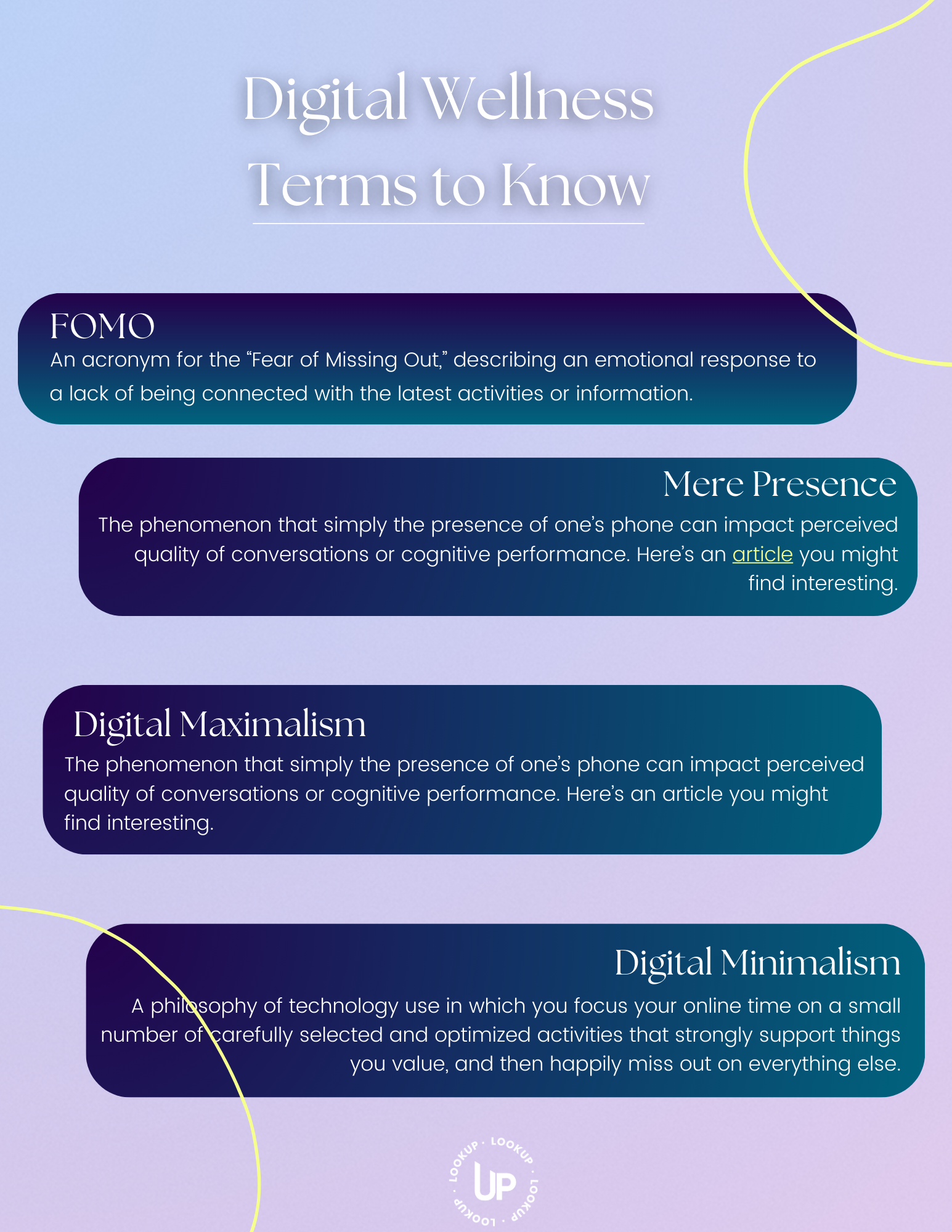 Digital Wellness Terms to Know