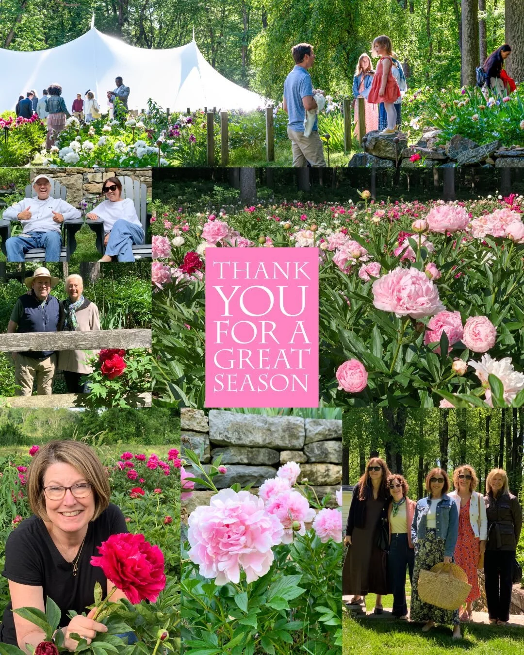 A Huge Thank You to All of You!

Thank you for joining us at the Display Garden, Flower Shows across the country, Online, and on Social Media. This spring was truly magical.

Just a reminder, our Display Garden is now closed. While the bloom may be p