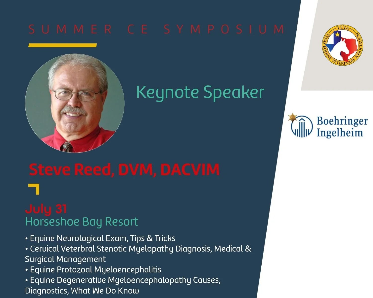 🏌️&zwj;♂️Golf tournament kicks off bright and early at 7:00 AM tomorrow.
📍 All vendors &amp; attendees &mdash; please check in at the TEVA registration desk upon arrival.
🎤 The opening session with Dr. Steve Reed begins at 12:30 PM on Thursday in 