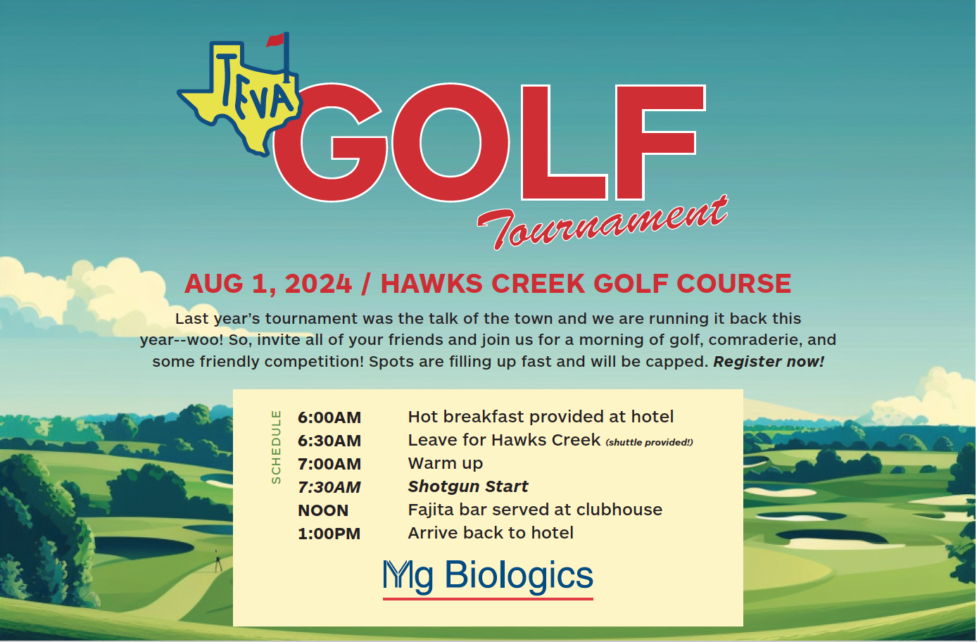 Mg Biologics TEVA Golf Tournament