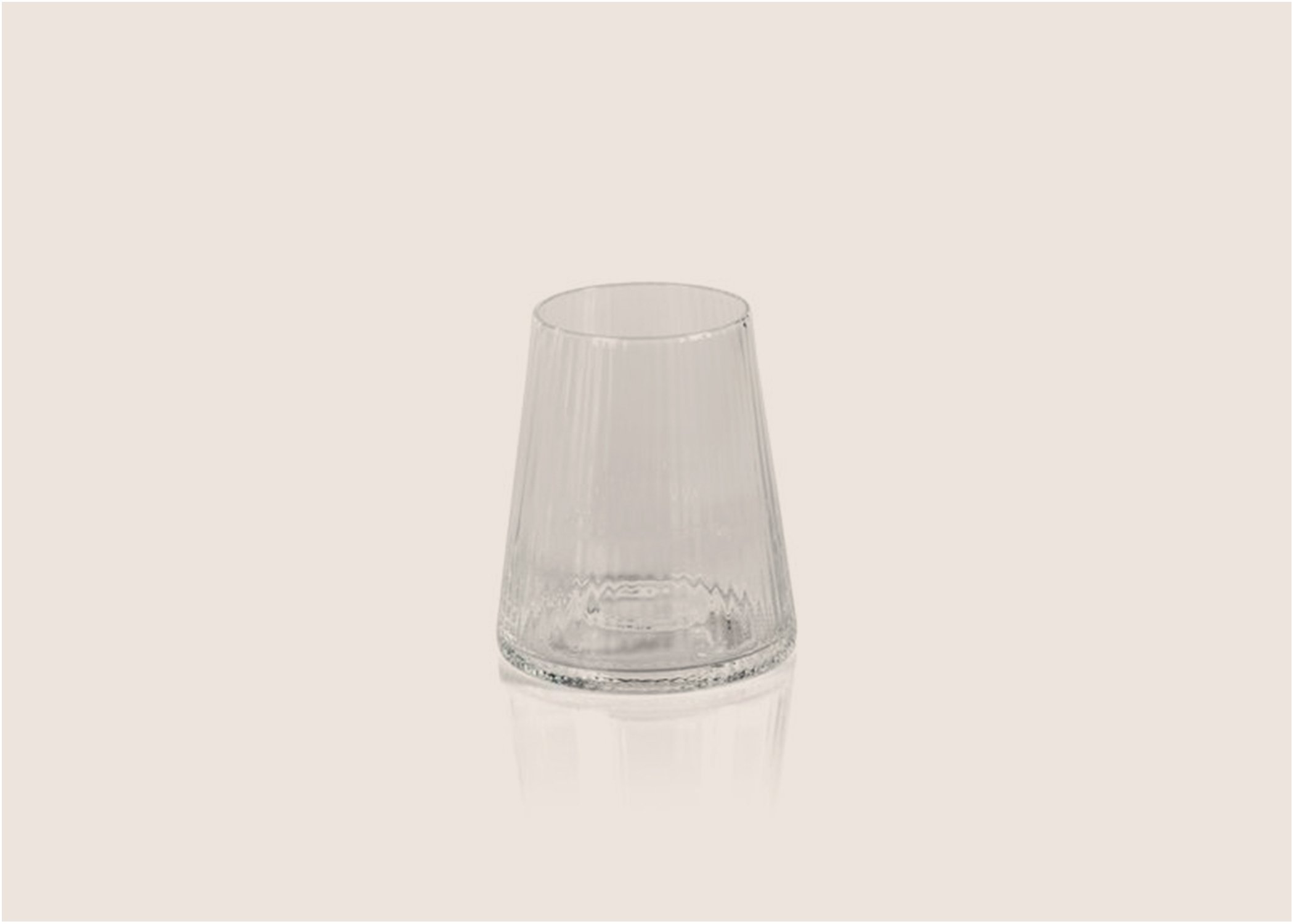 Bandol Fluted Stemless Wine Glass