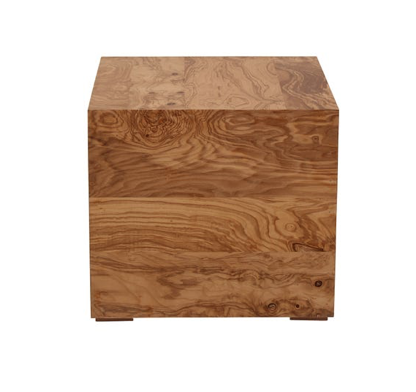 Nash Burl Wood Side Table