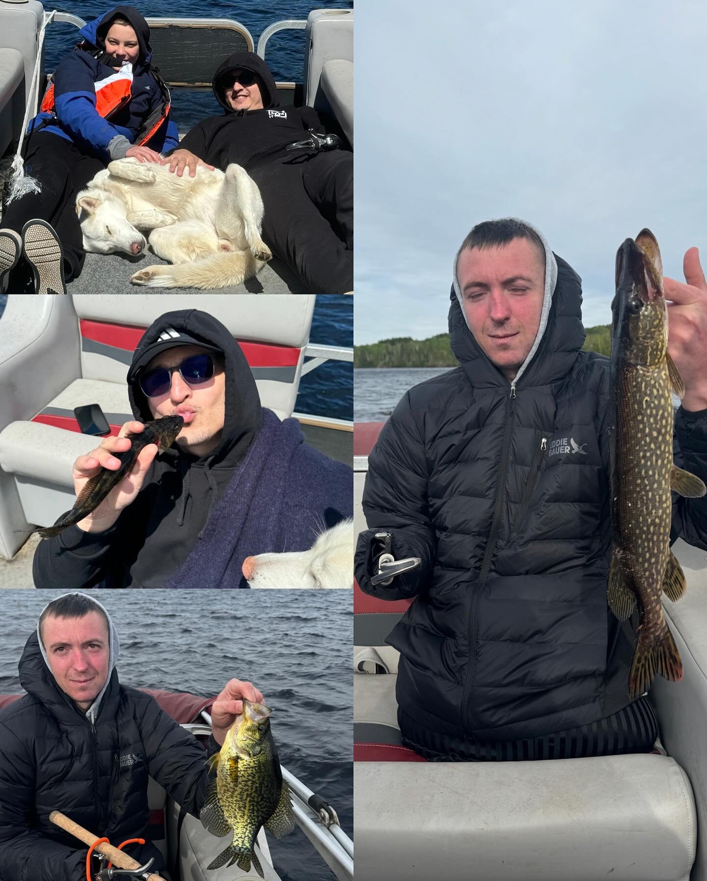 A few weeks ago we spent time with Ukrainian soldiers and their families through fishing, kayaking adventures, and shore lunches; all while enjoying the joyful company of Miss Opal. 
We will not forget these days!