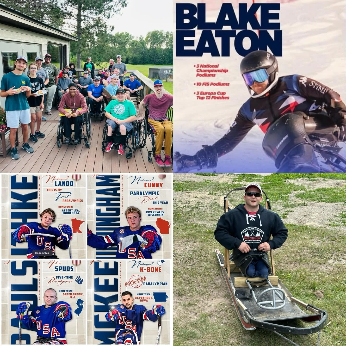 The Paralympic Winter Games are in full swing! 
Good Luck, Liam, Landon, Blake, Josh &amp; Kevin! 👊 
Go for Gold!🥇

The Boundary Waters Sled Hockey Combine athletes and coaches inspired the creation of our adaptive dogsledding program, which is exc