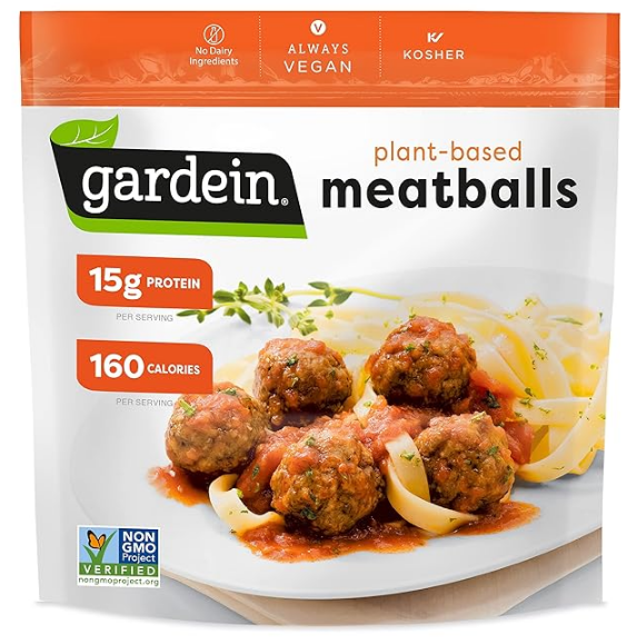 3 meatballs |
160 calories |
15g protein |
0.99g sugar  |
0 added sugar