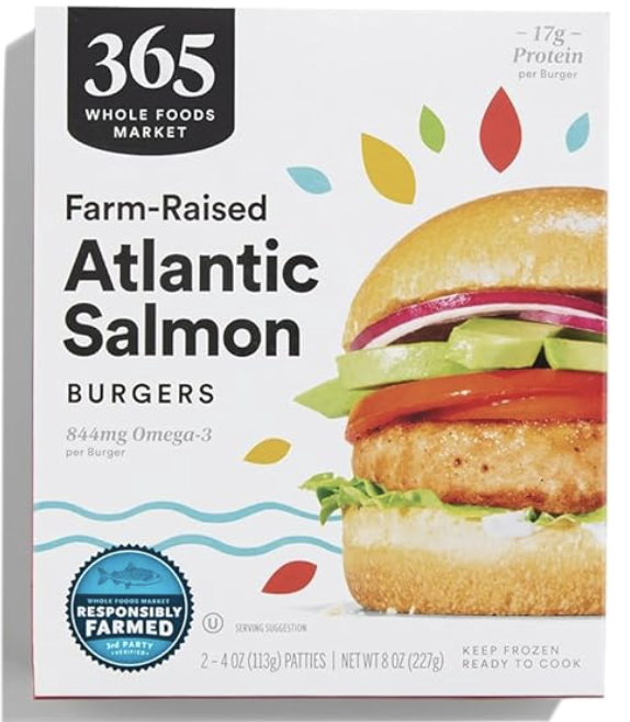 1 burger |
150 calories |
17g protein |
0g sugar  |
0 added sugar