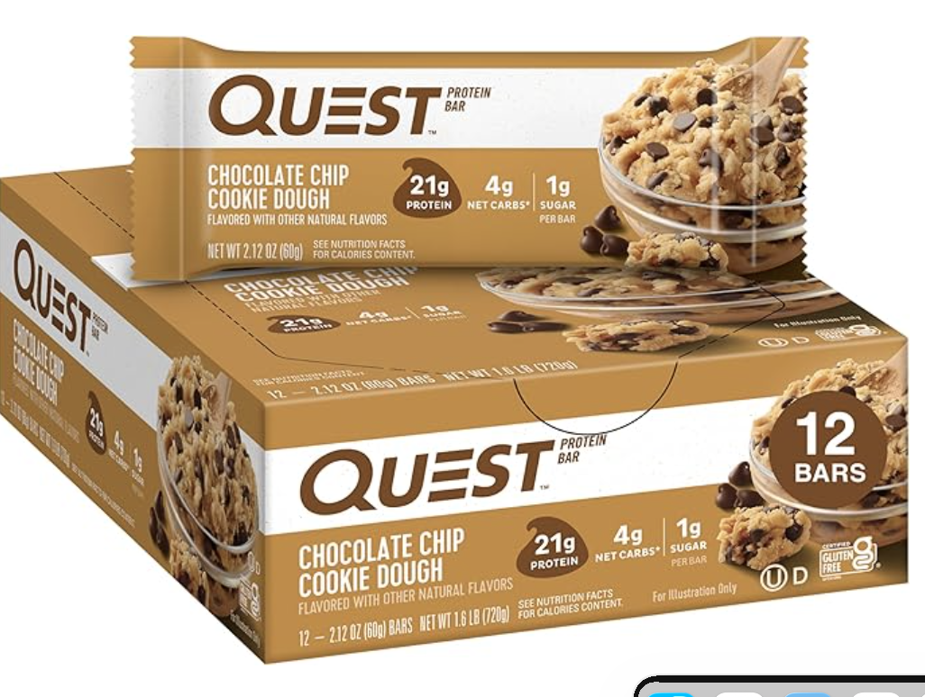 1 bar | 
190 calories | 
21g protein | 
1g sugar | 
0g added sugar