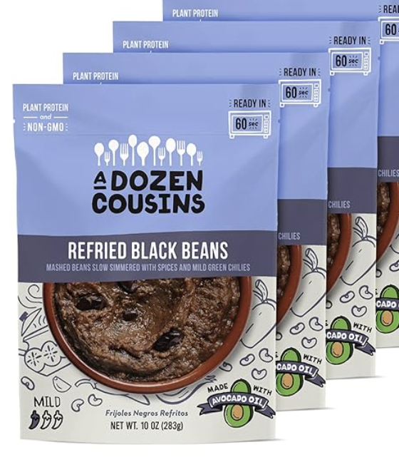 1/2 cup |
130calories |
10g protein |
1g sugar  |
0 added sugar