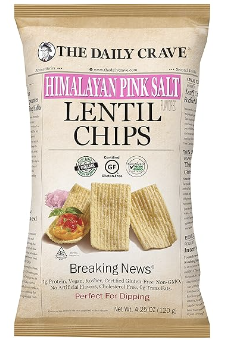 16 chips |
140 calories |
4g protein |
1g sugar  |
0 added sugar
