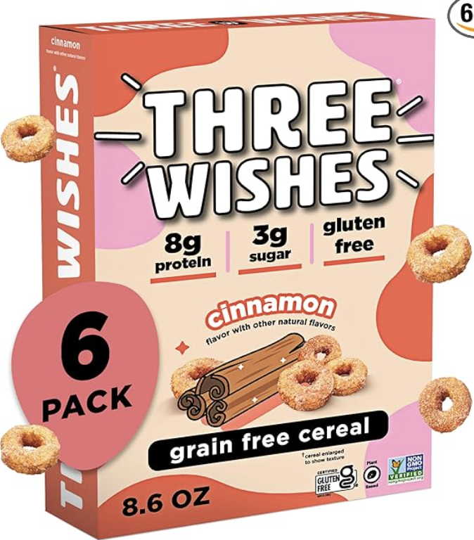 1 cup |
130 calories |
8g protein |
3g sugar  |
3g added sugar