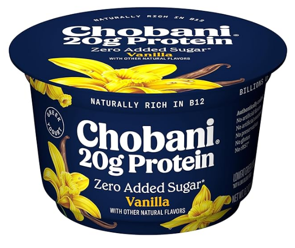 1 container  |
140 calories  |
20g protein  |
7g sugar  |
0 added sugar 