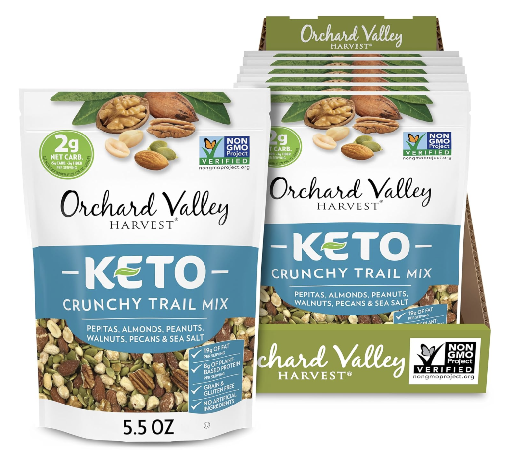 1/4 cup |
200 calories |
8g protein |
1g sugar  |
0 added sugar