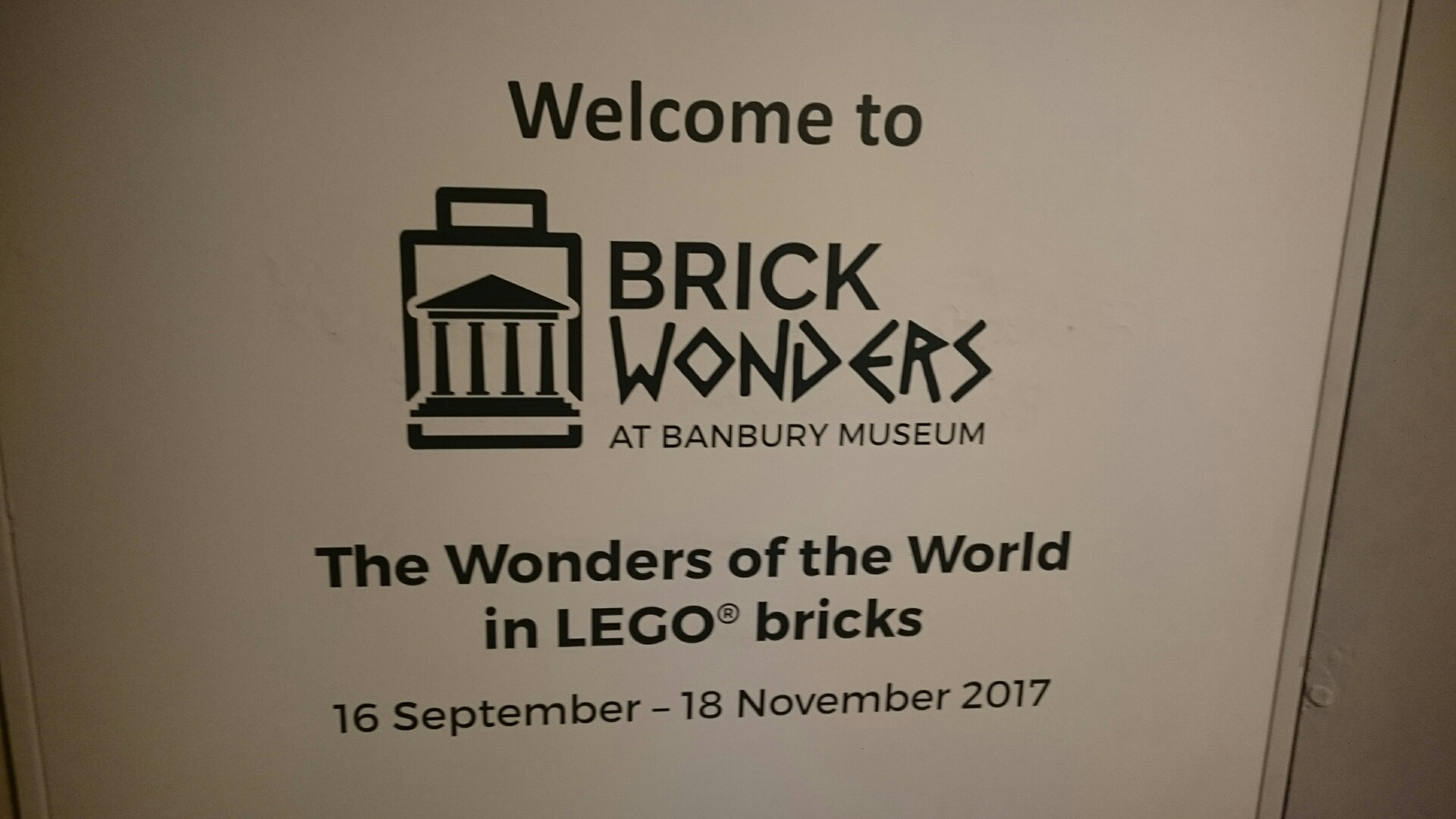 'WONDERING' what to do for Half Term ? - Visit BRICK WONDERS of course !