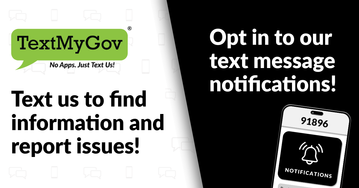 Text My Gov — City of Maywood Park