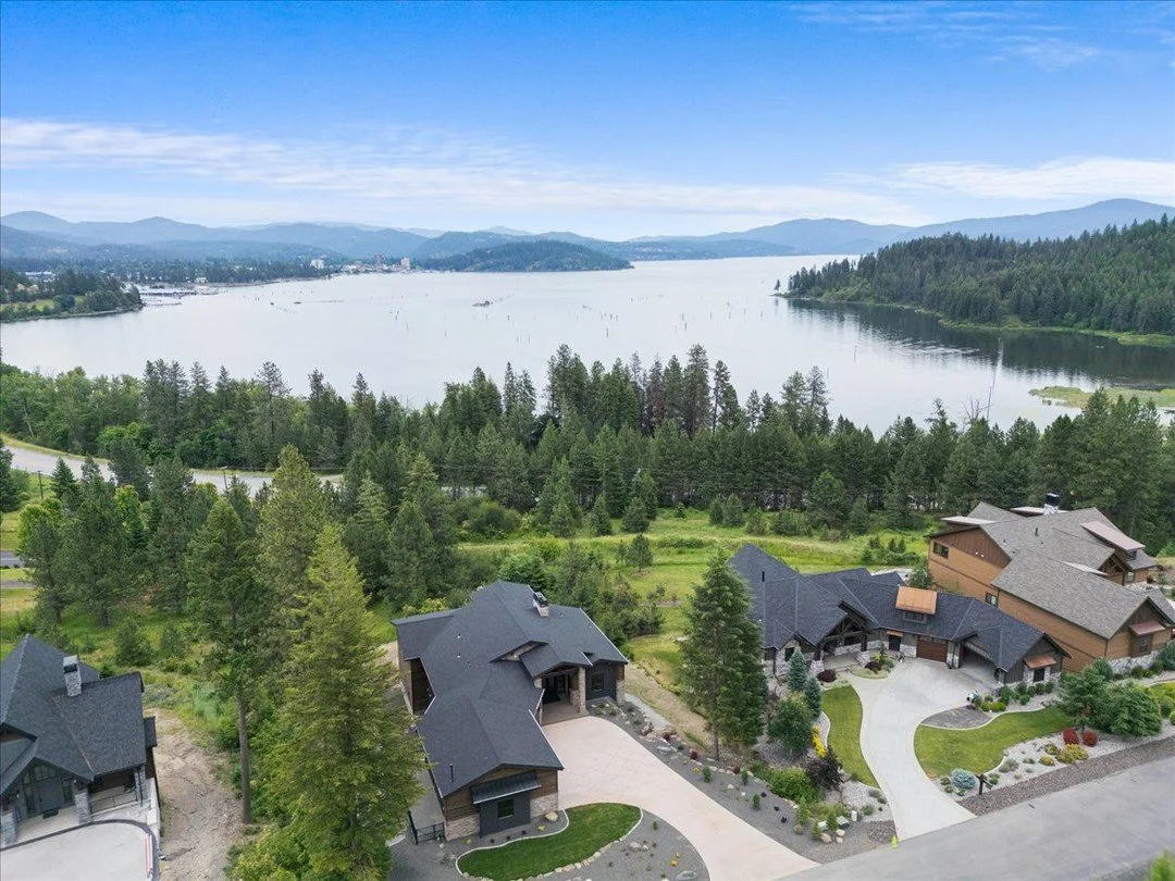 Spring views from The Ridge ⛰️⁠
⁠
We're ready for more sun, warmer days and finishing up our latest build overlooking Lake Coeur d'Alene 🌊 ⁠
⁠
If you're ready for your own ridge views, you can see what&rsquo;s available and our build process linked 