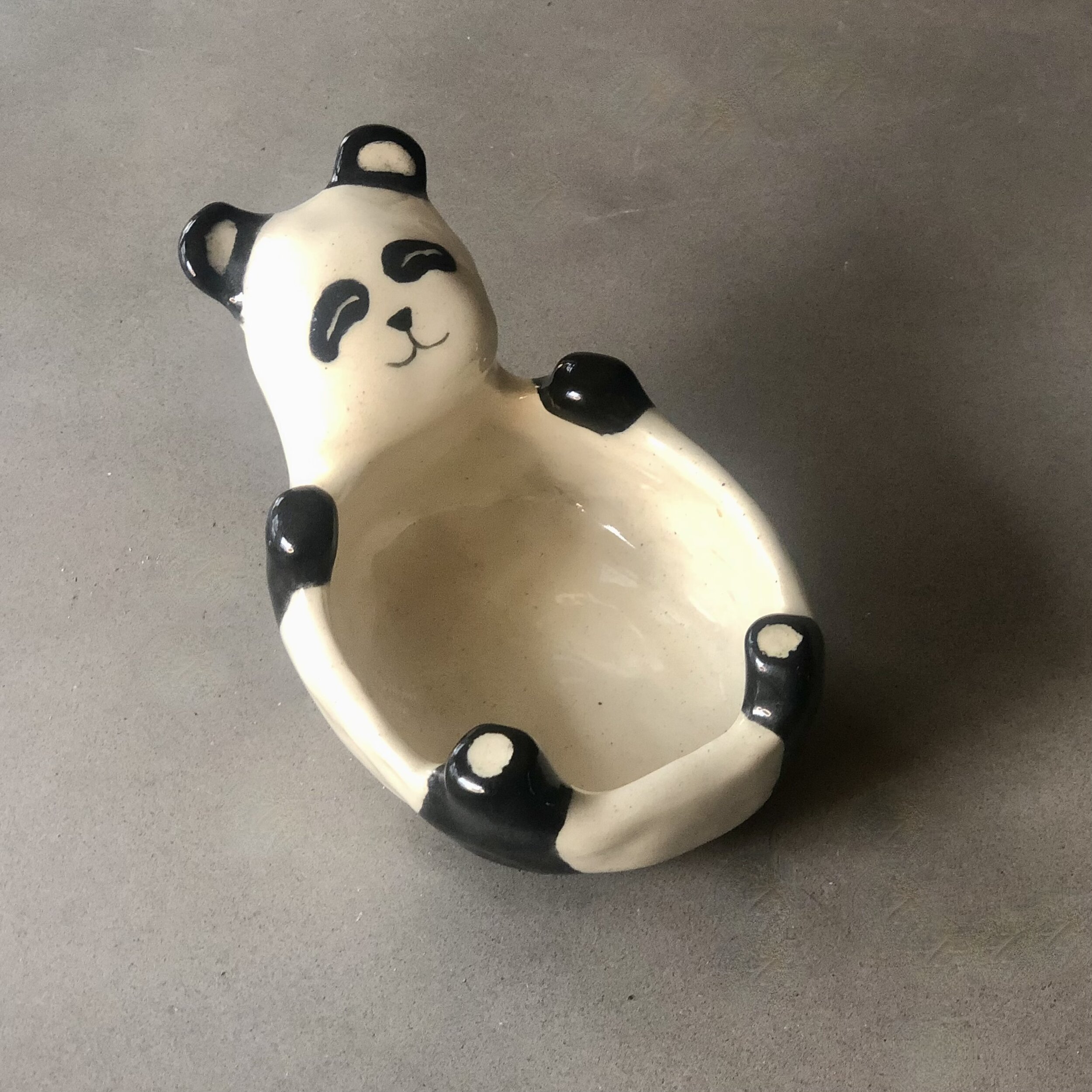 Emily Crystal Yu Ceramics Panda Pot