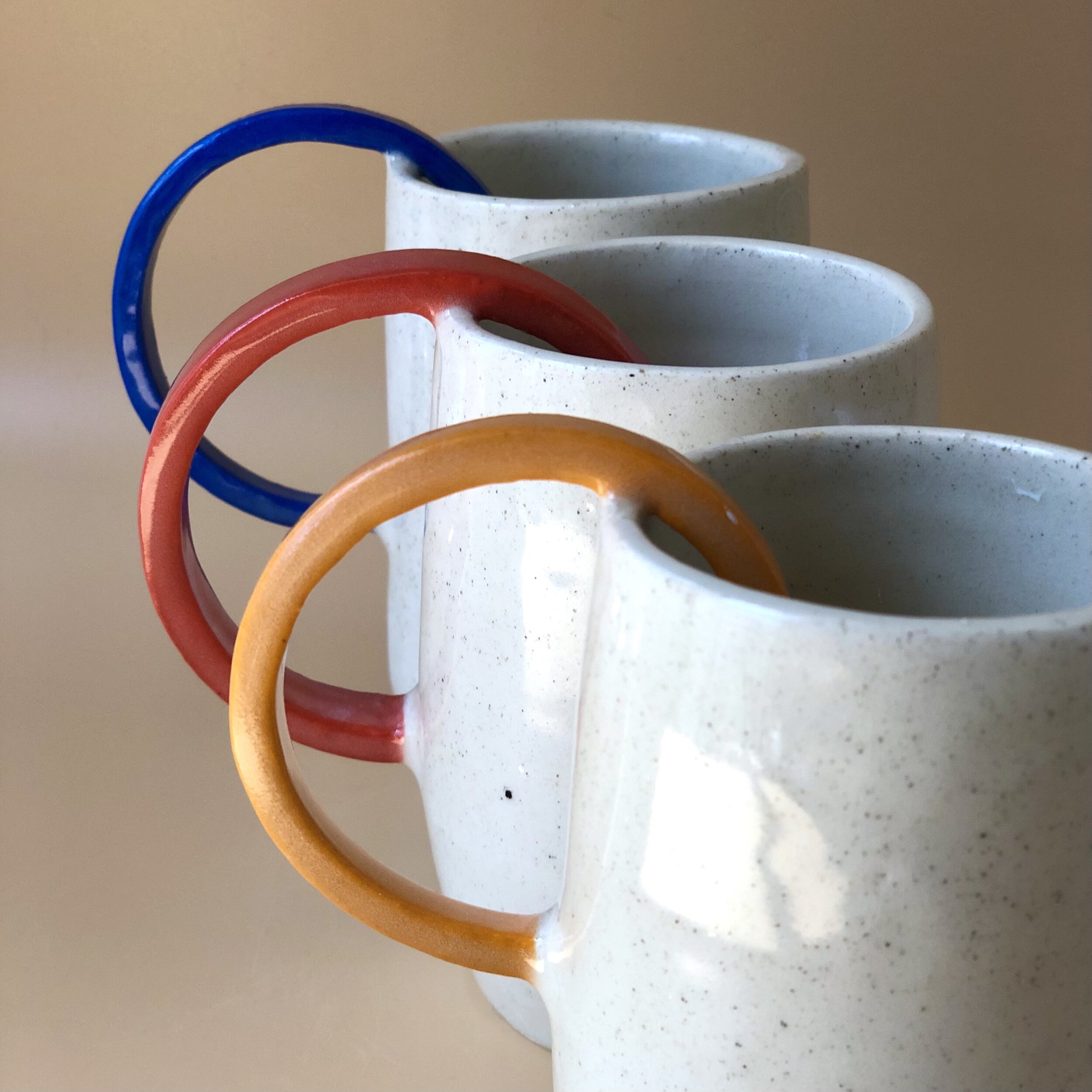Emily Crystal Yu Ceramics Orange Mug