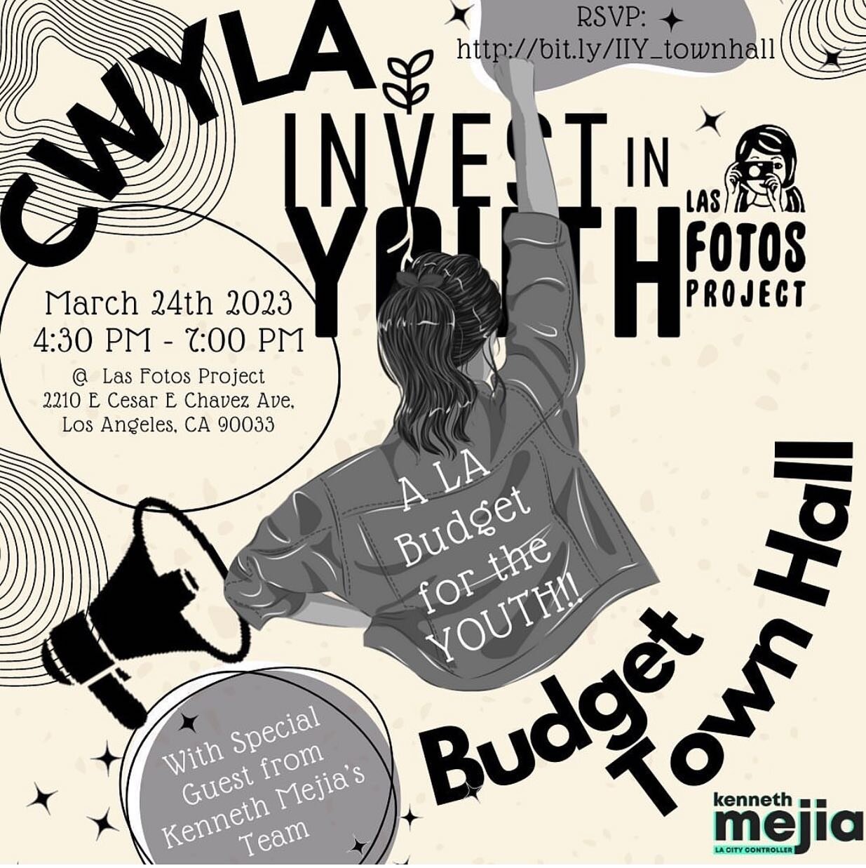 Join @investinyouthco &lsquo;s Budget Townhall today! 📢✊🏿✊🏽✊🏾✊🏽 RSVP in their bio! Let LA City know youths&rsquo; demand for this years budget!