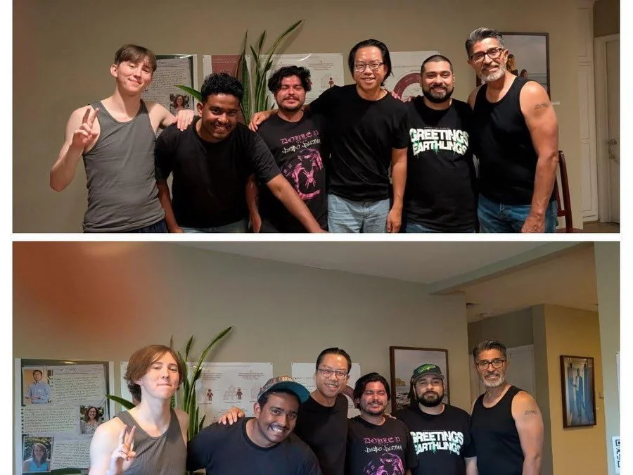 &lt;&lt;Haircut, Pizza, and Video Games&gt;&gt;

Friends,

Thanks to @christopher.ruizsr and Patricia Ruiz, whom we met through @waccgoandserve , for volunteering their talents and time to give our guys a haircut. We loved it! We also spent time hang