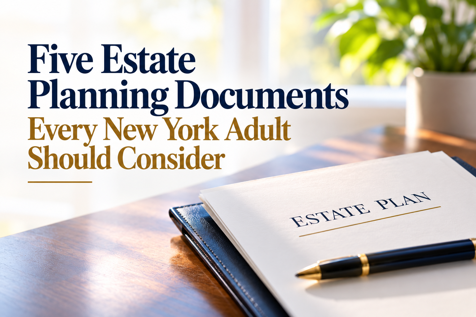 Five Estate Planning Documents Every New York Adult Should Consider