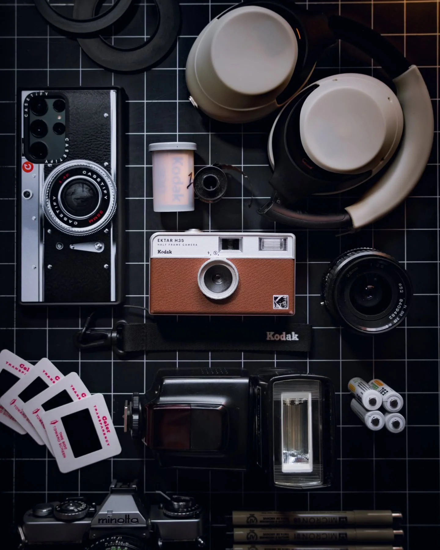 The @kodak H35 has become one of my favorite cameras to use, in a world filled with ever-advancing technology, the punishing simplicity is at times refreshing. Shooting 35mm film in it's grainy half frames, it takes a 36 roll and makes it 72, it's al