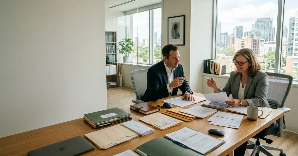 Meeting with a lawyer