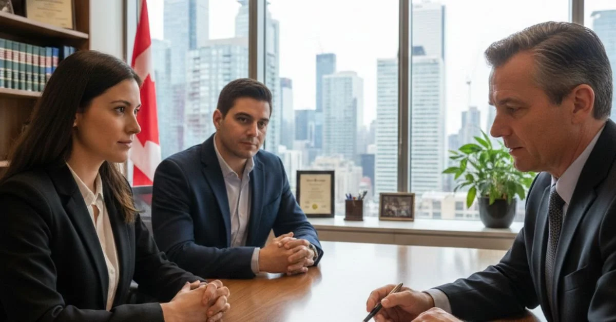 Ontario estate lawyer meeting with clients