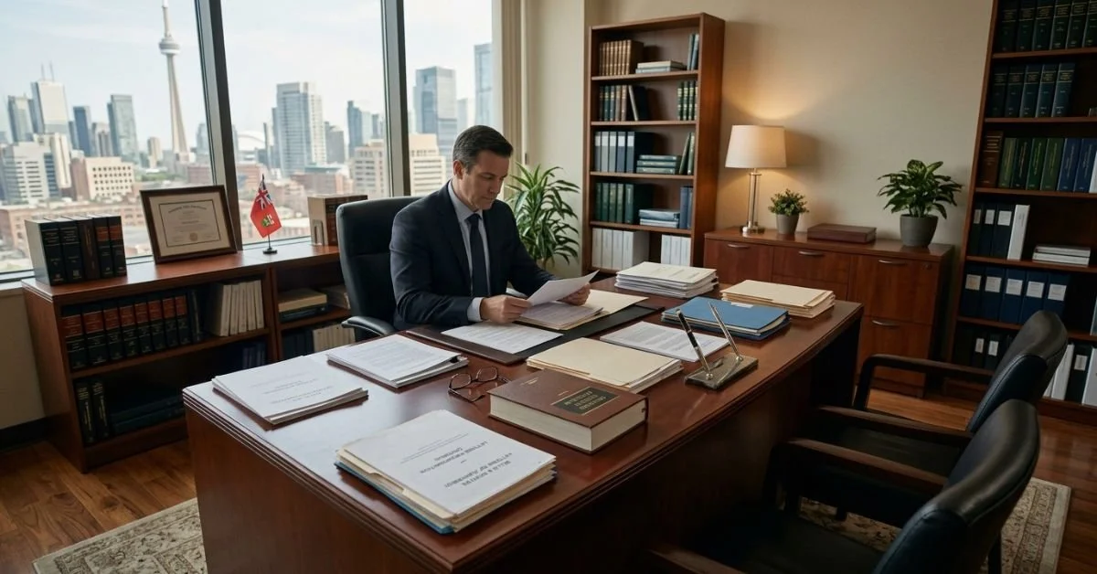 Ontario Probate Lawyer’s Desk