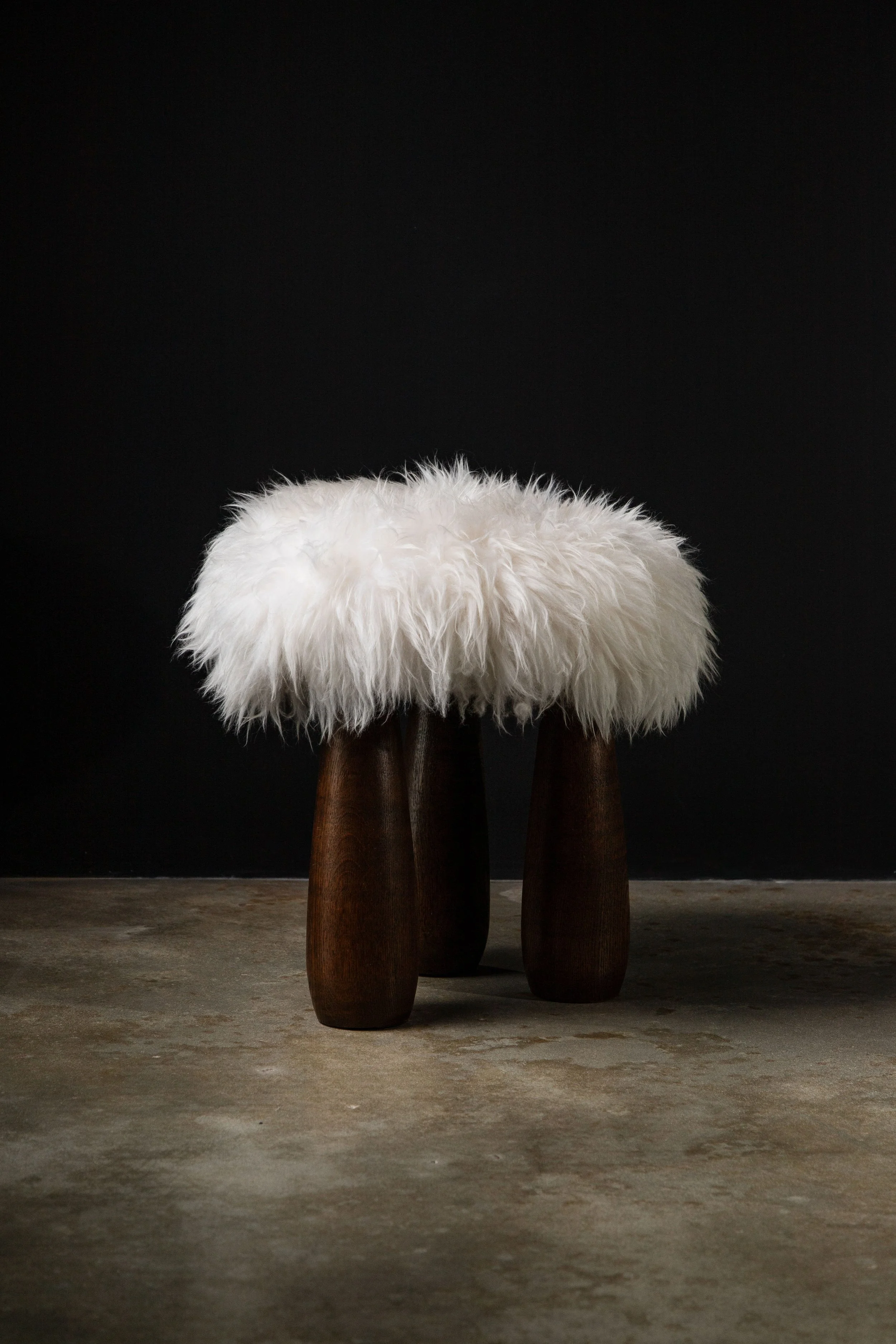 Danish Cabinetmaker Tripod Stool 🔴