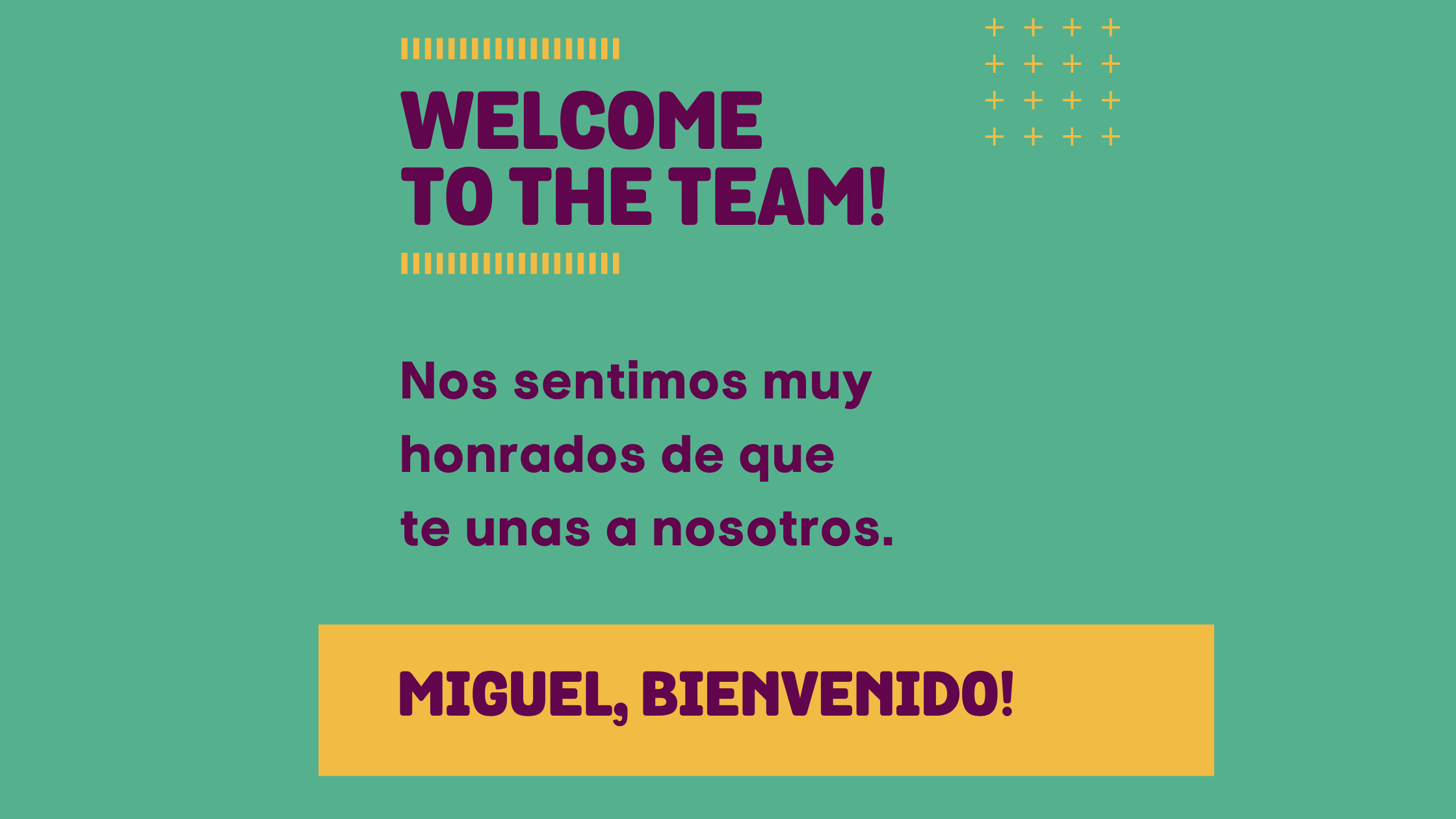Bienvenido A Nuestro Equipo Bienvenido A Nuestro Equipo Foto De Stock