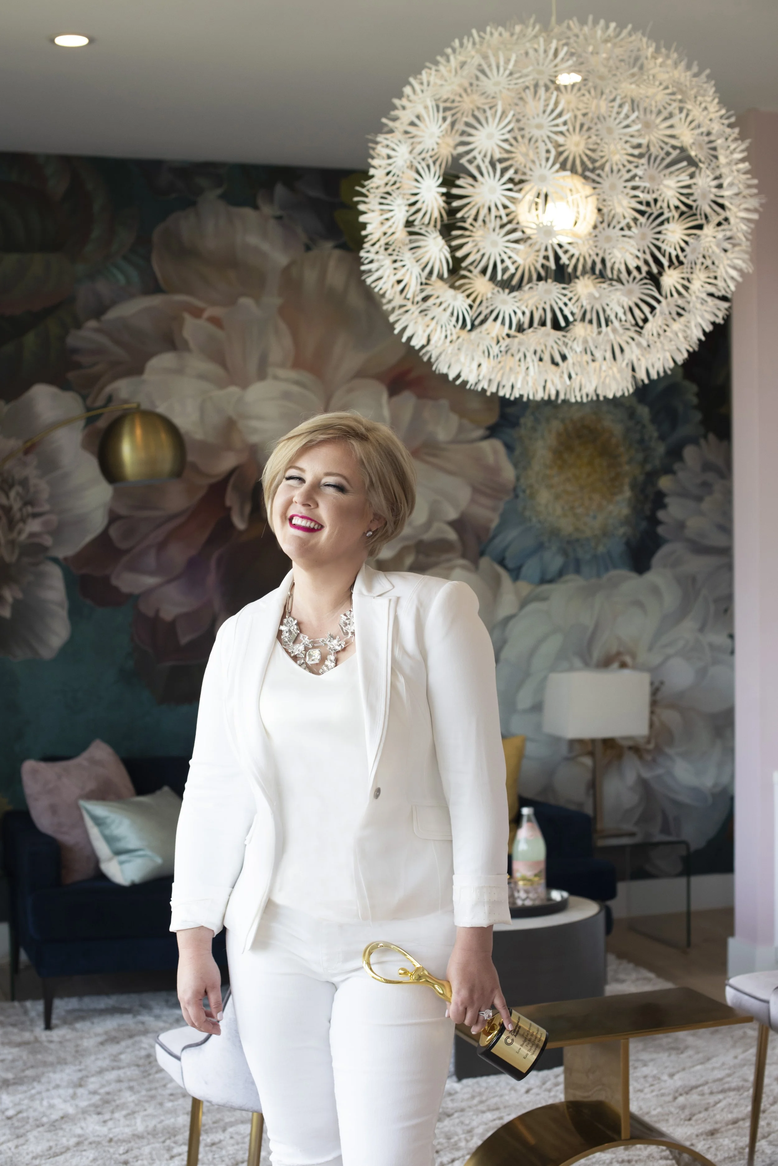 Ali Craig in Austin Hilltop home.