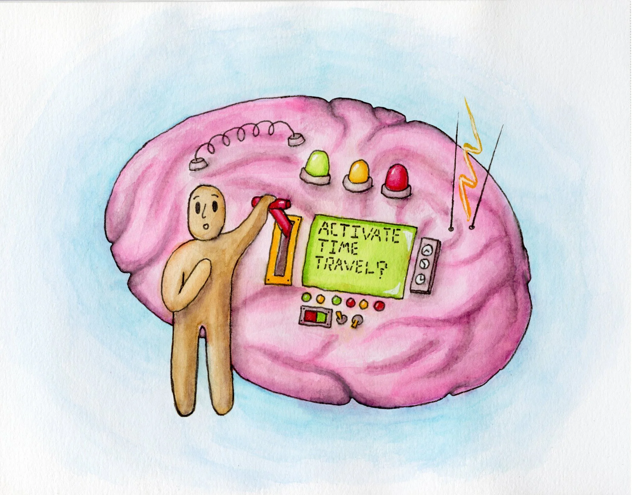 Time Travel in the Brain: The Default Mode Network's Role in Past and Future Simulation