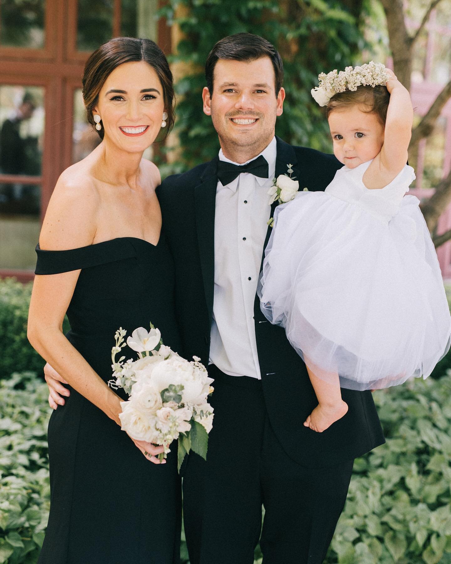 HAPPY ANNIVERSARY to the best husband and father I could&rsquo;ve ever dreamed of!! I love you with all of my heart ✨🤍 here&rsquo;s to a hundred more!