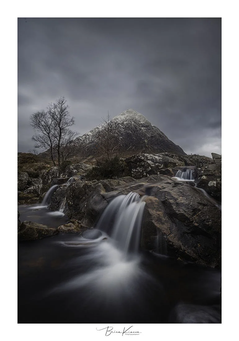 Winters coat, Glen Etive Falls