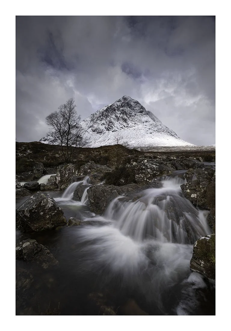 Spring Snowfall, Glen Etive
