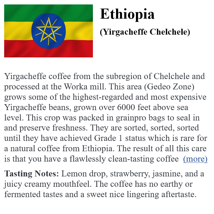 Ethiopia Yirgacheffe Chelchele Description.png