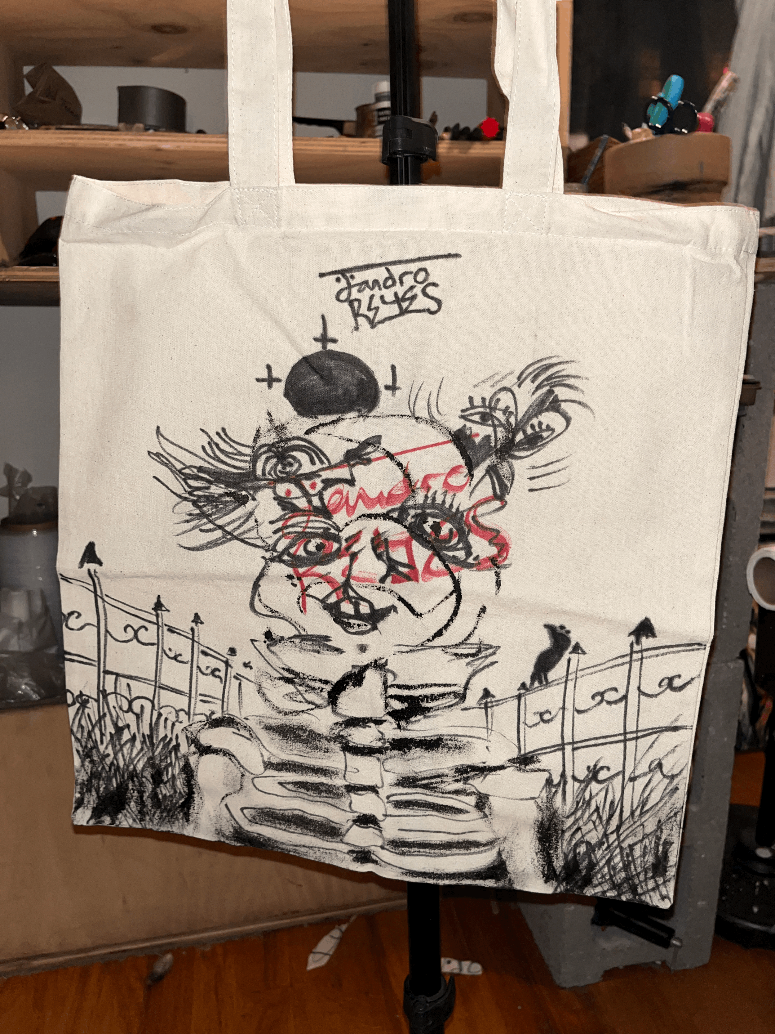 HAND DRAWN TOTE