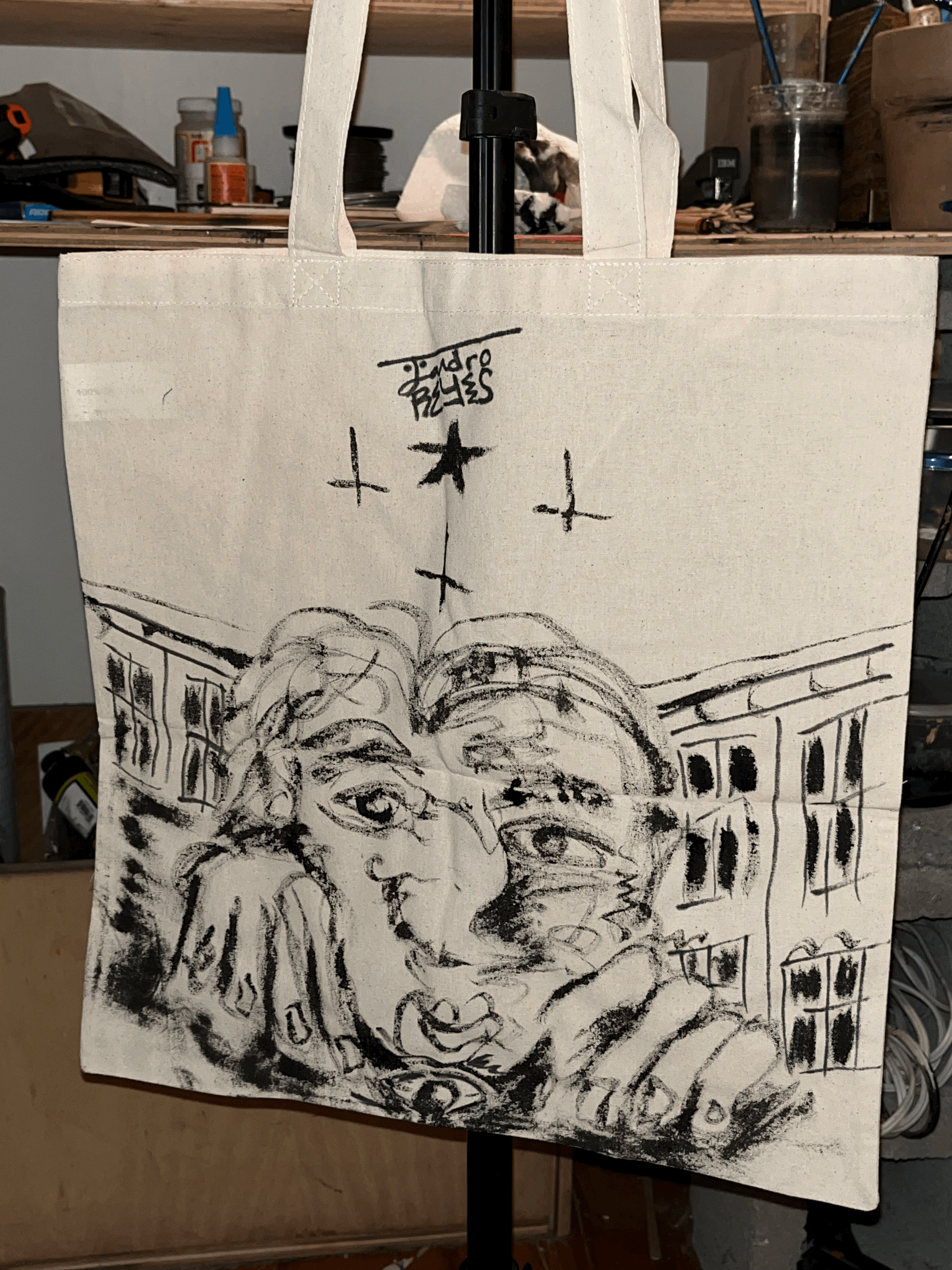 HAND DRAWN TOTE