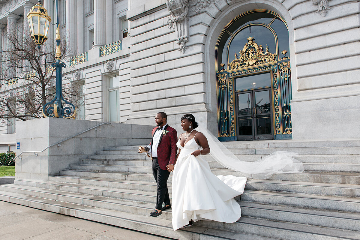 dress city hall wedding