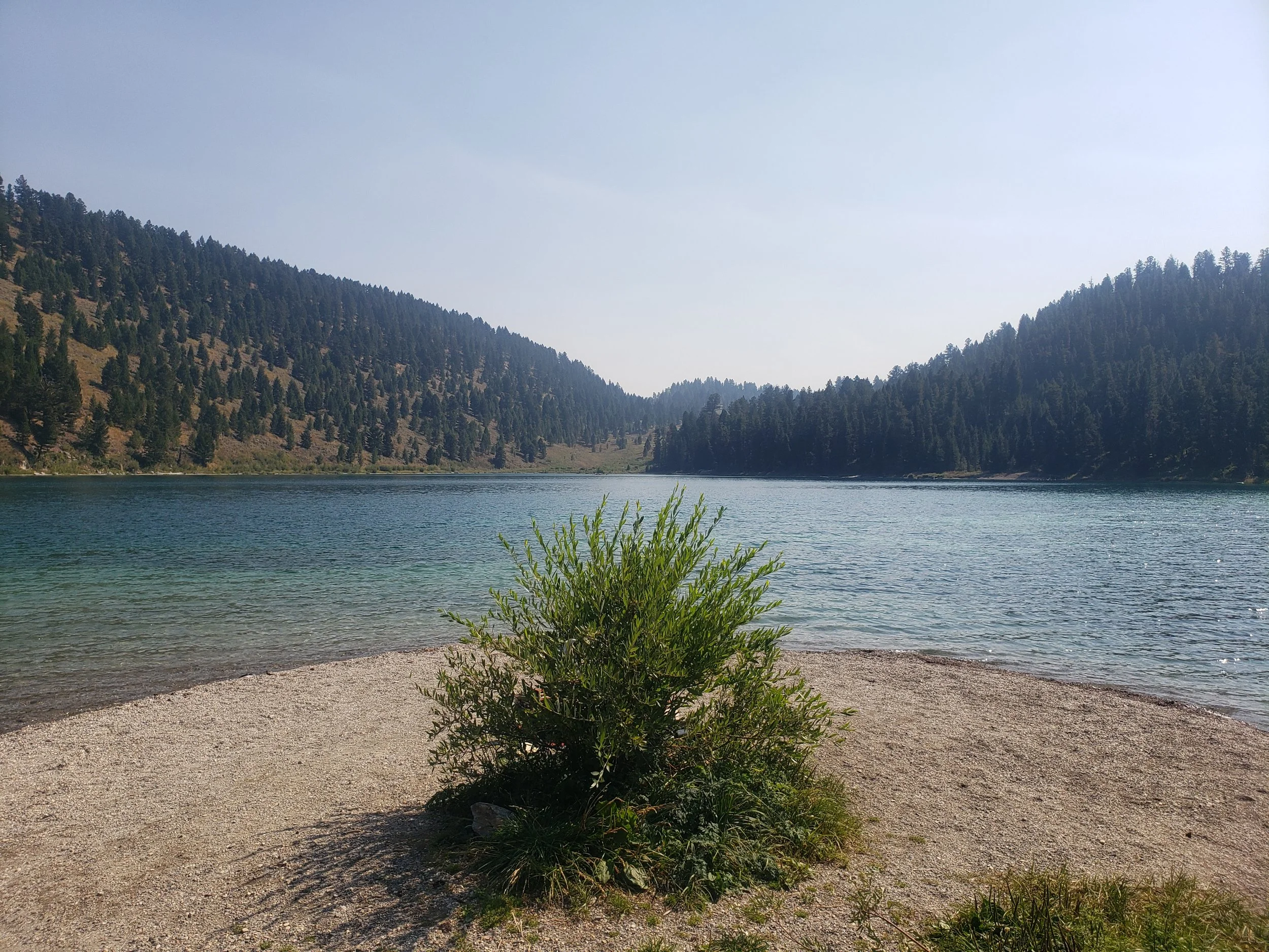 Cliff and Wade Lakes, border of WY and MT