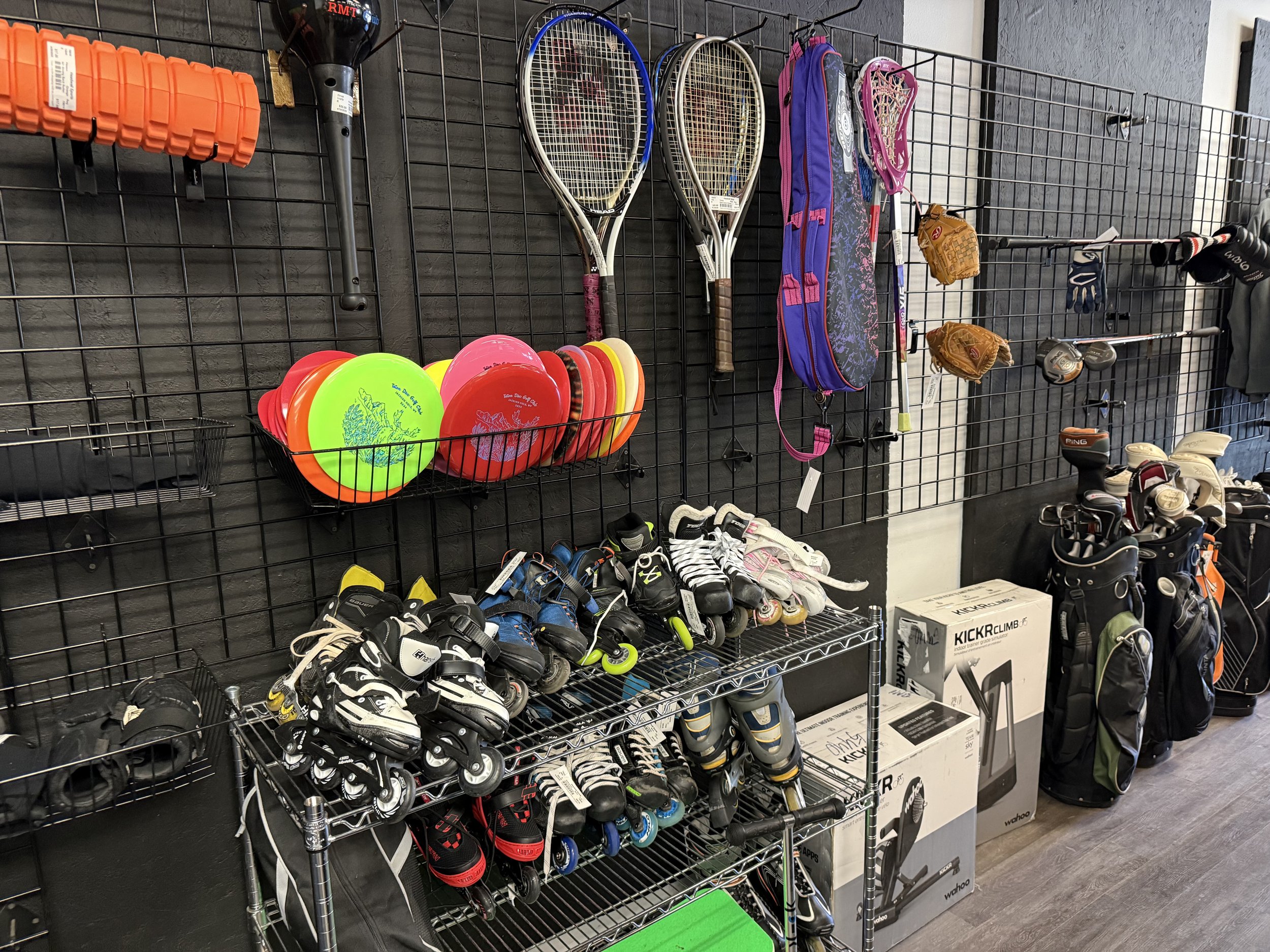 Ball sports and rollerblades