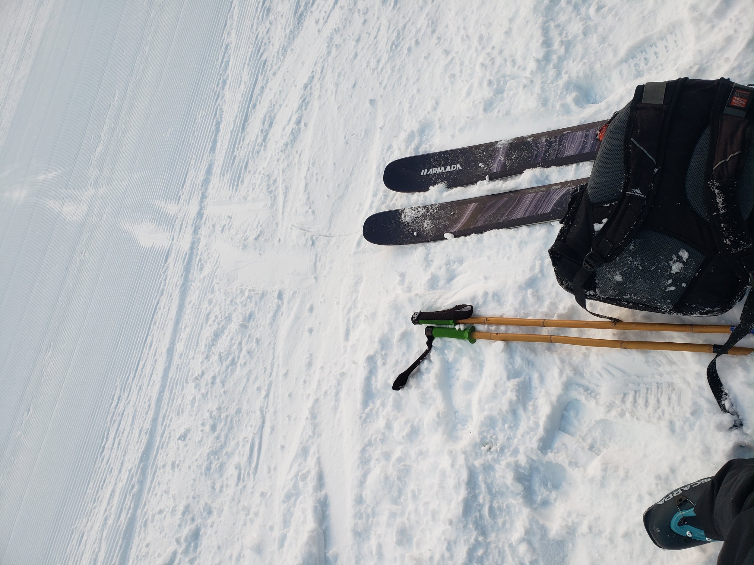 Early morning skin up before 1st chair