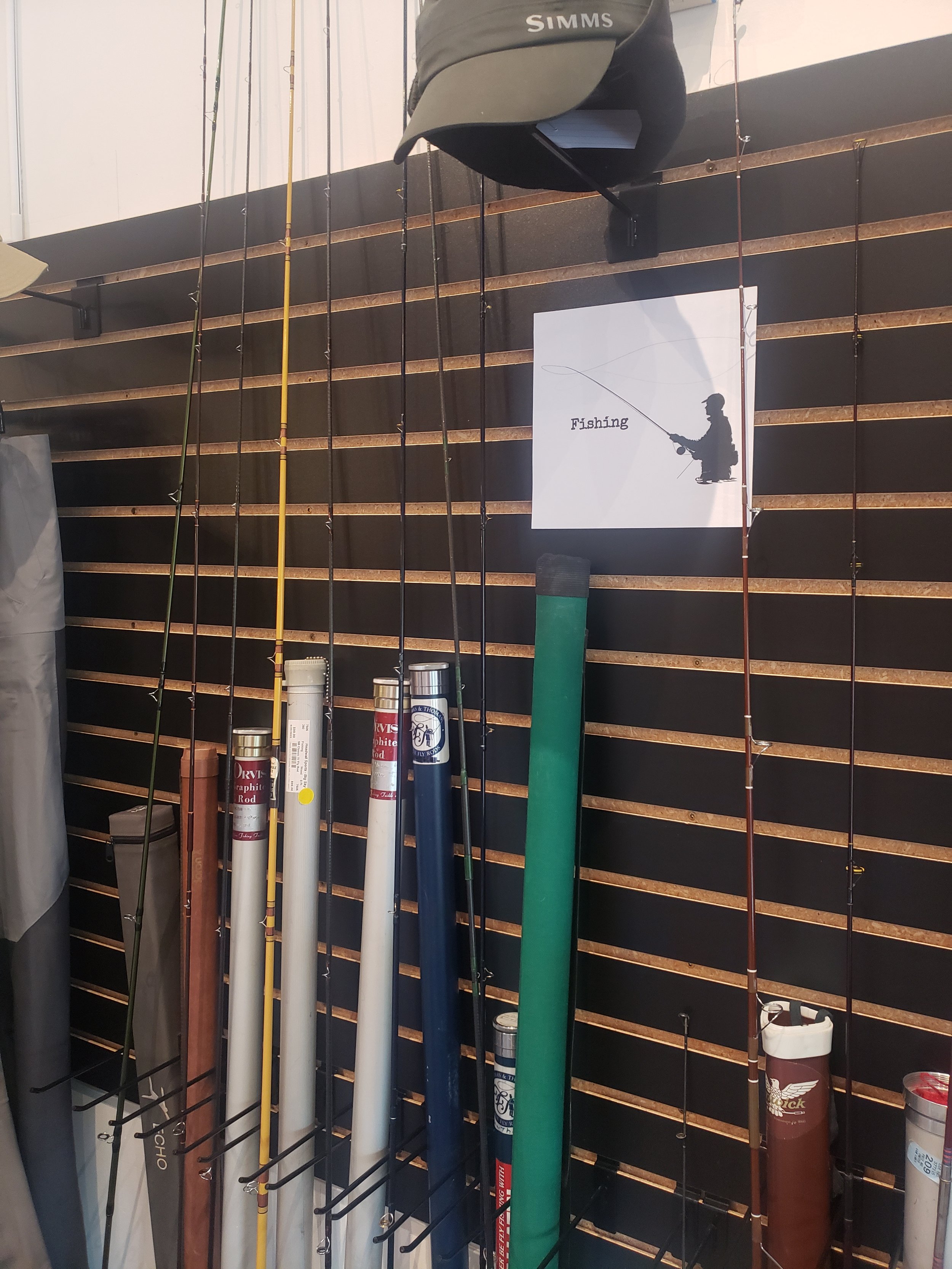 Consigned Fly Fishing Rods, selection varies daily