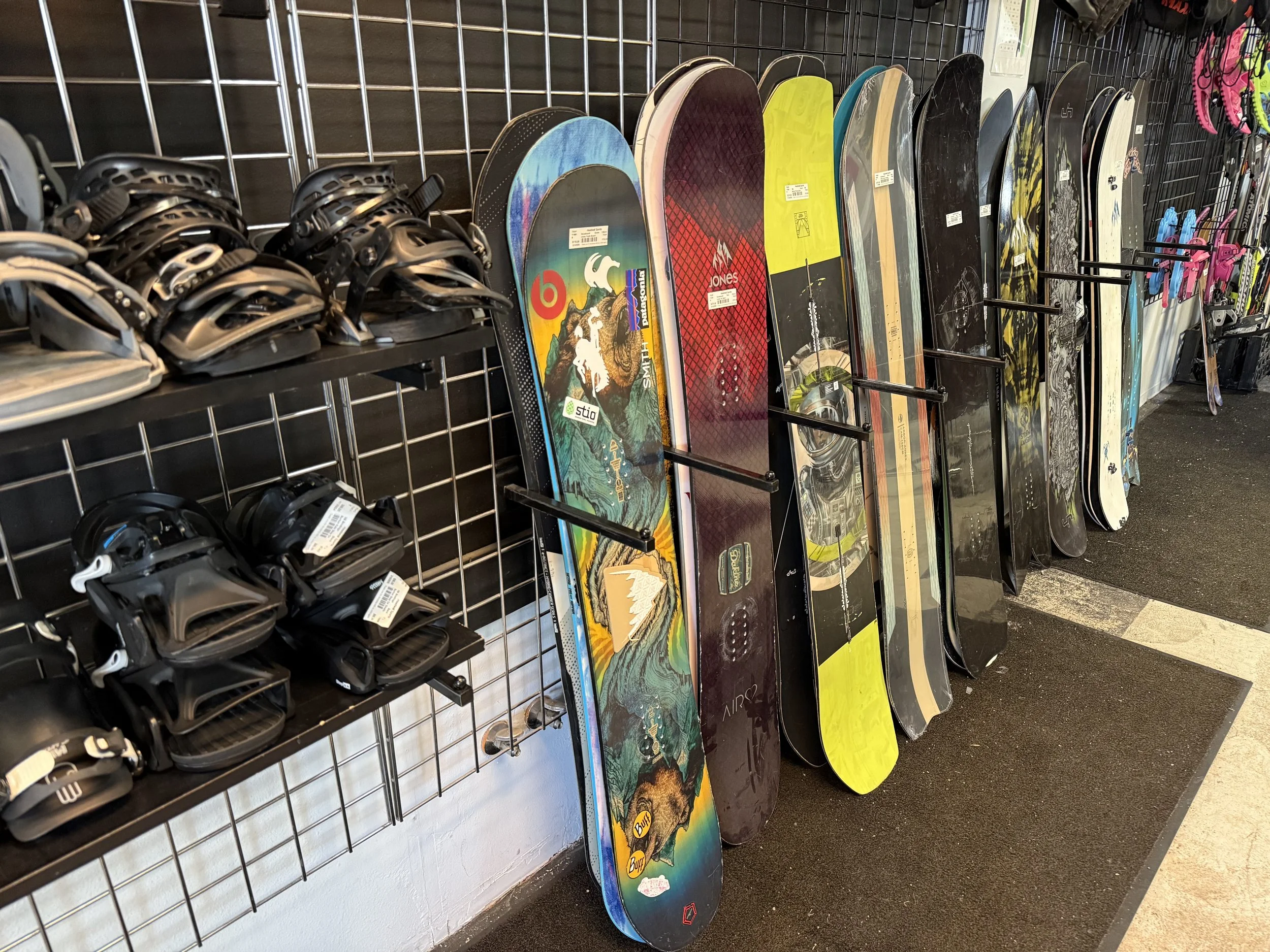 Snowboard Selection + Bindings