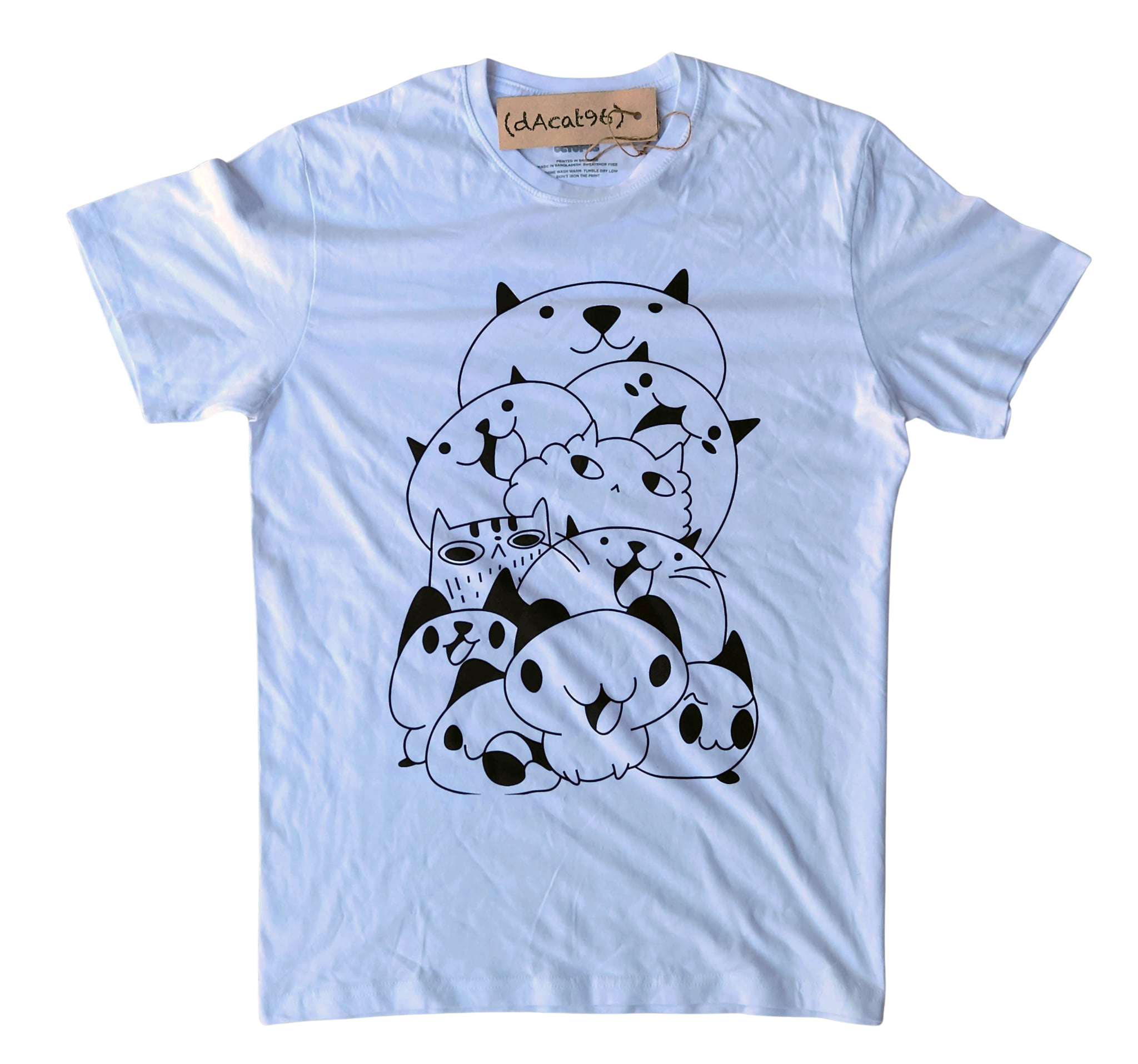 Stacked cat T shirt