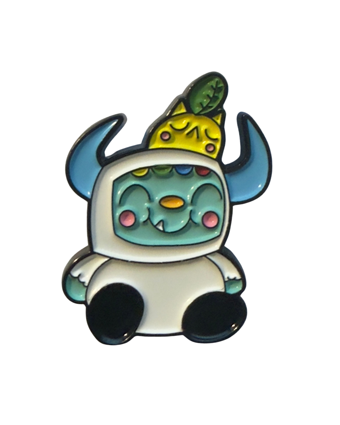 Happy yeti pin