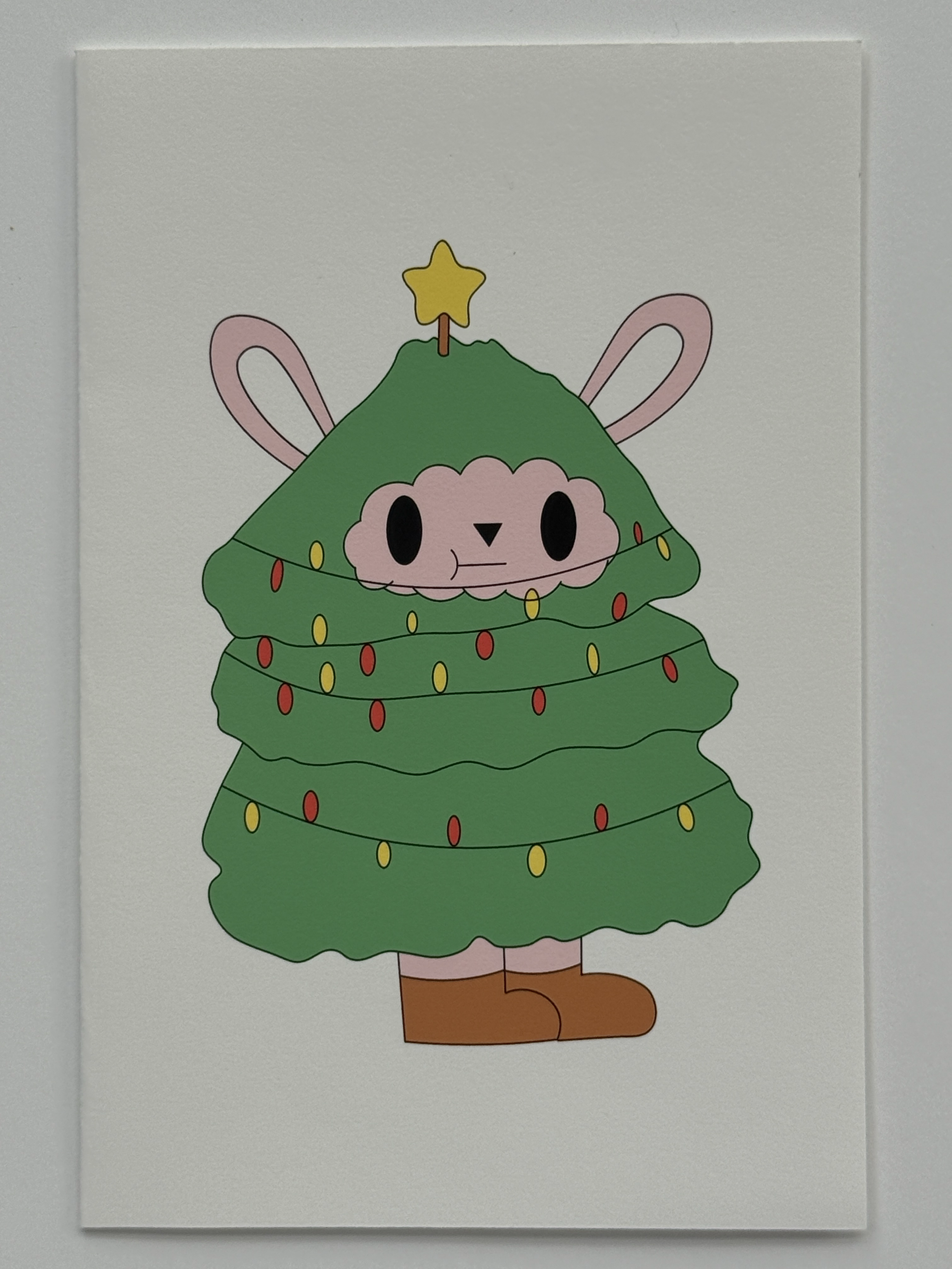 christmase tree bunny