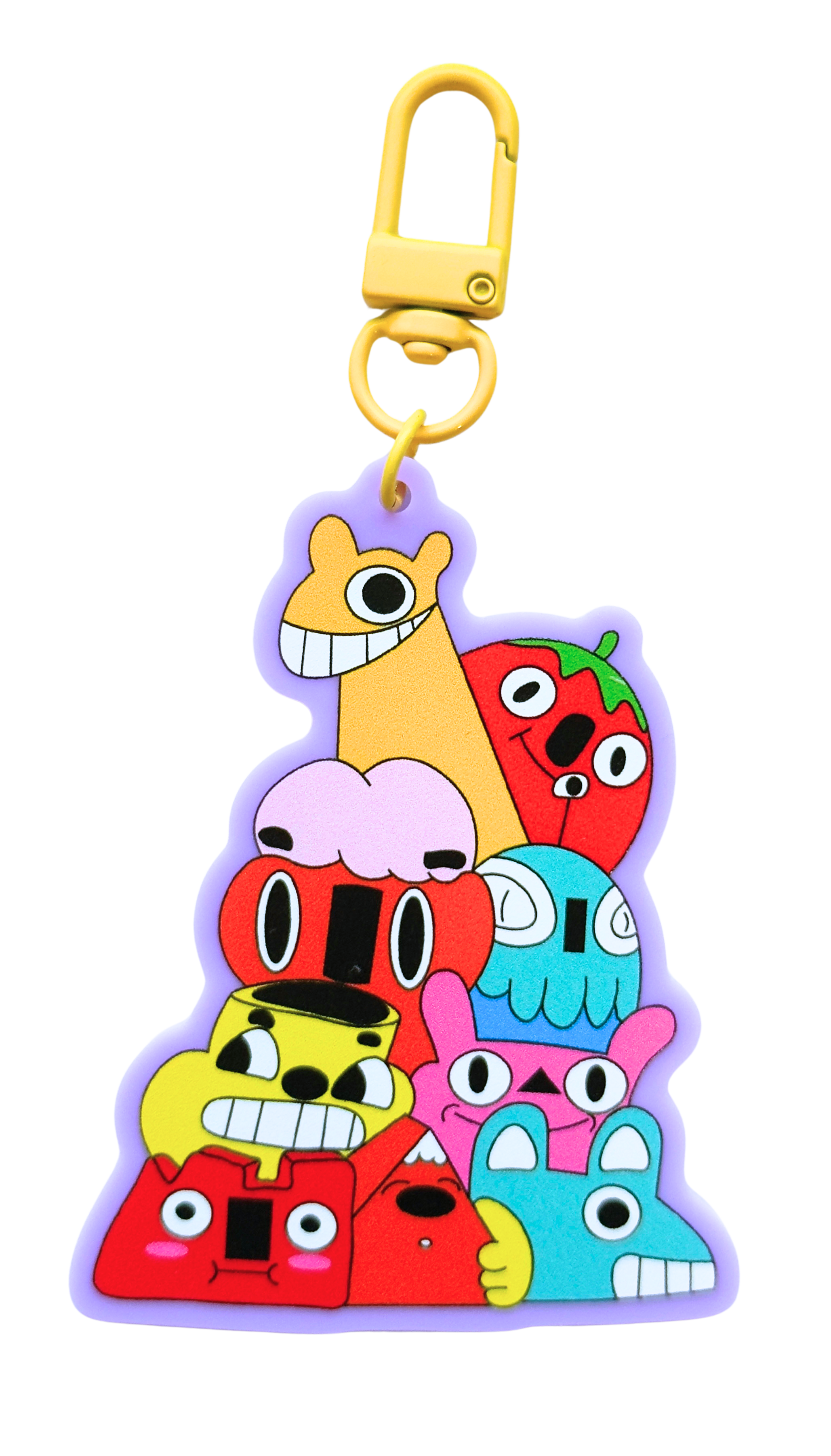 Stacked monster Keychain