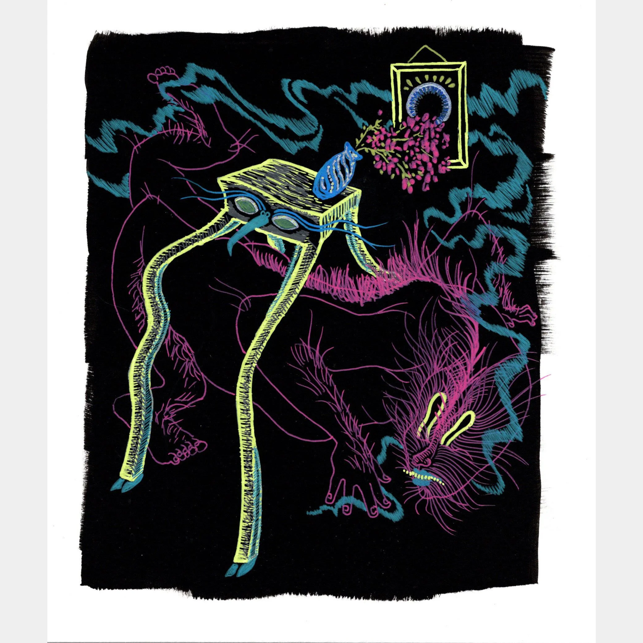 Seven of Wands - Original Art